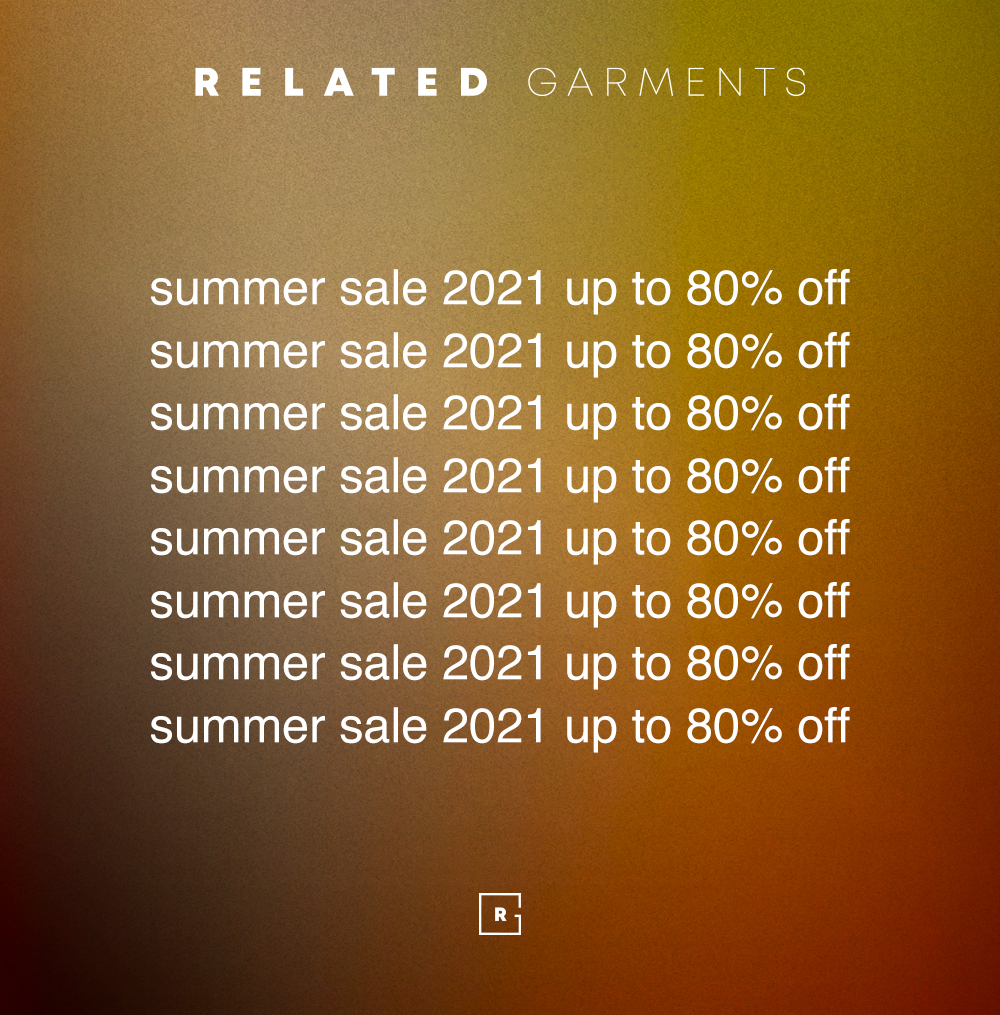 RLTD Classics are now up to 80% off.